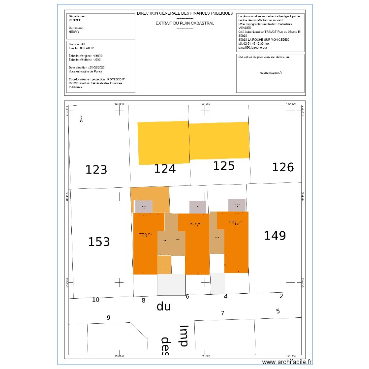 Nesmy PSLA 1. Plan de 0 pièce et 0 m2