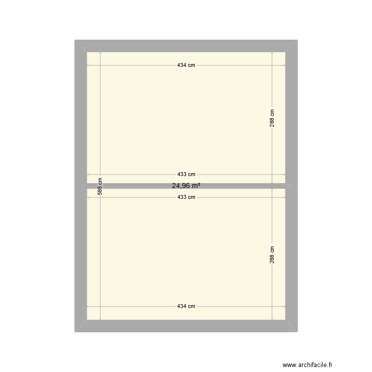 1er étage. Plan de 0 pièce et 0 m2