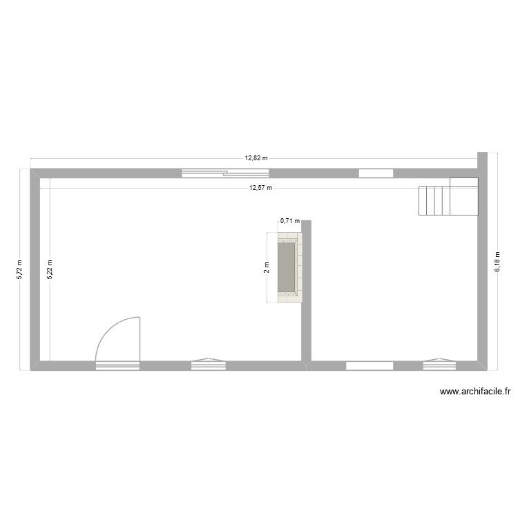 futur rdc. Plan de 0 pièce et 0 m2