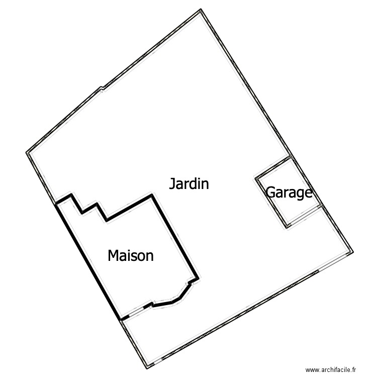HIRSON 6. Plan de 3 pièces et 745 m2