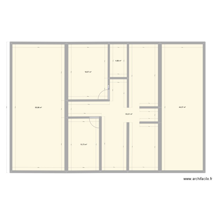 WIAM 18. Plan de 6 pièces et 190 m2