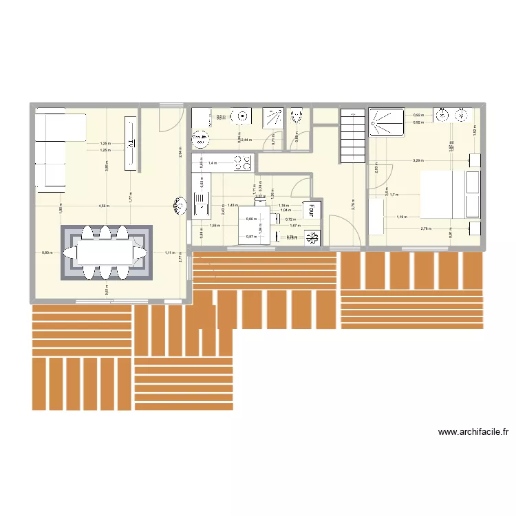 MAISON AUDIERNE REVISITEE V2. Plan de 
