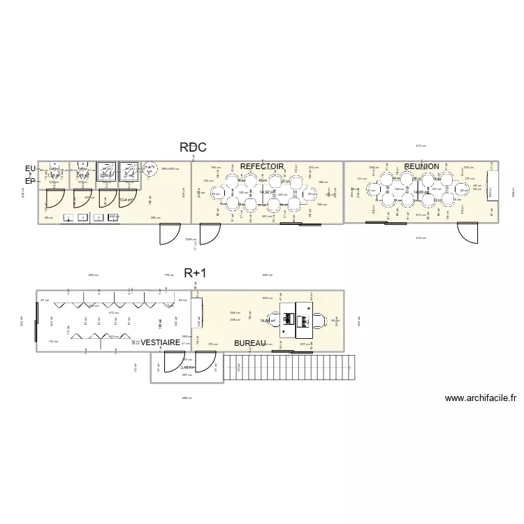 AXIS CHARTON PERRON OULLINS. Plan de 