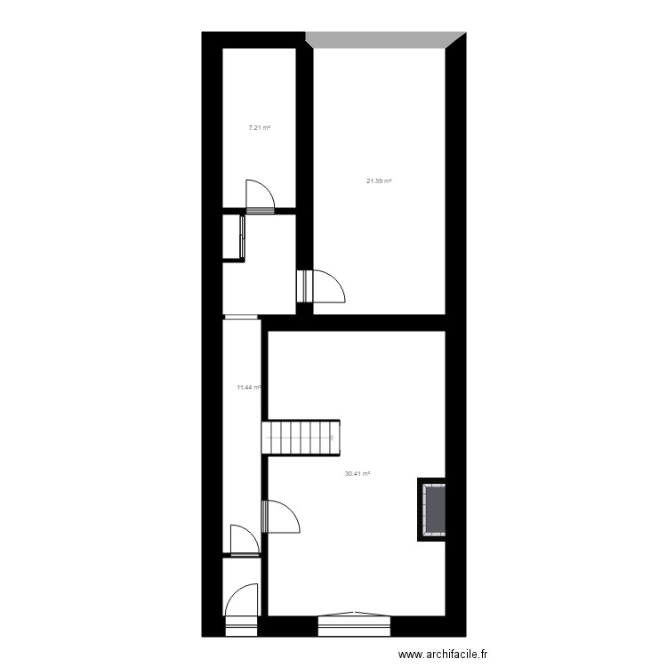 DAMMAME. Plan de 11 pièces et 222 m2