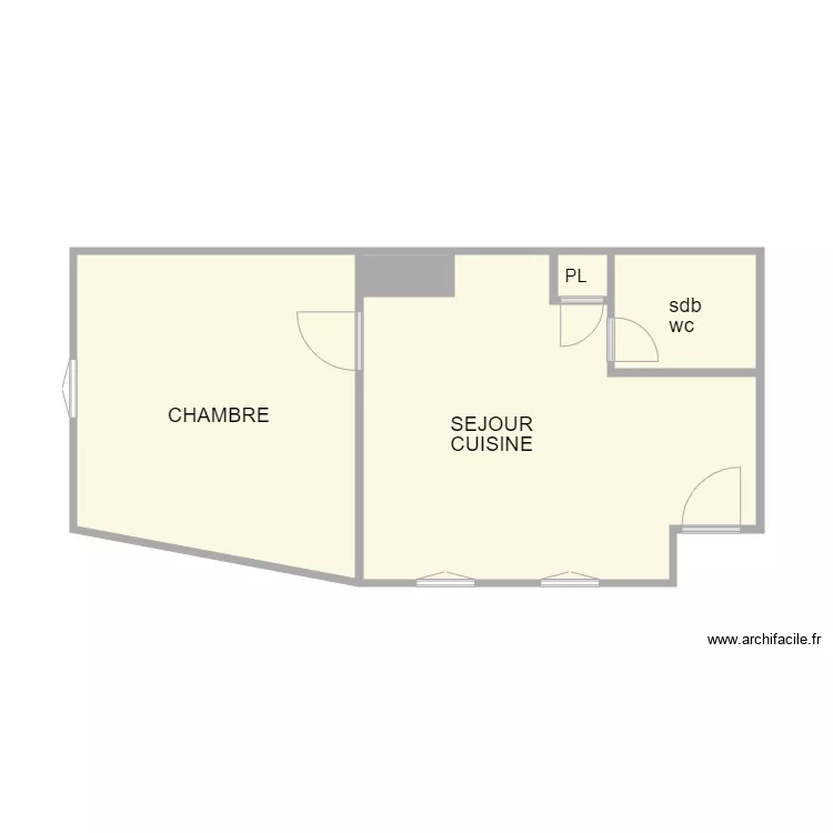 NIMES 2 VEME. Plan de 