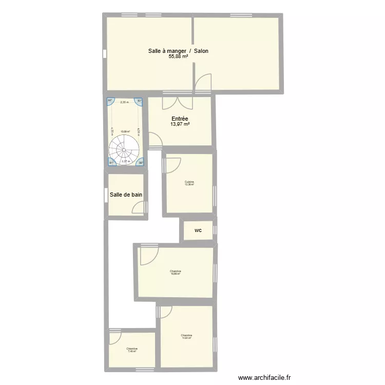 Appartement. Plan de 