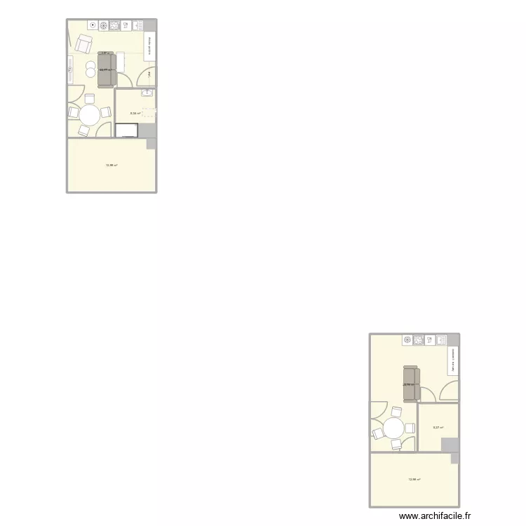 lE SEUM. Plan de 6  et 82 m²