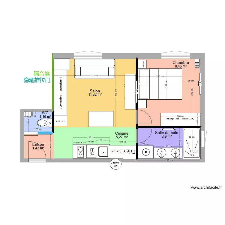 Javel-new cloison03. Plan de 