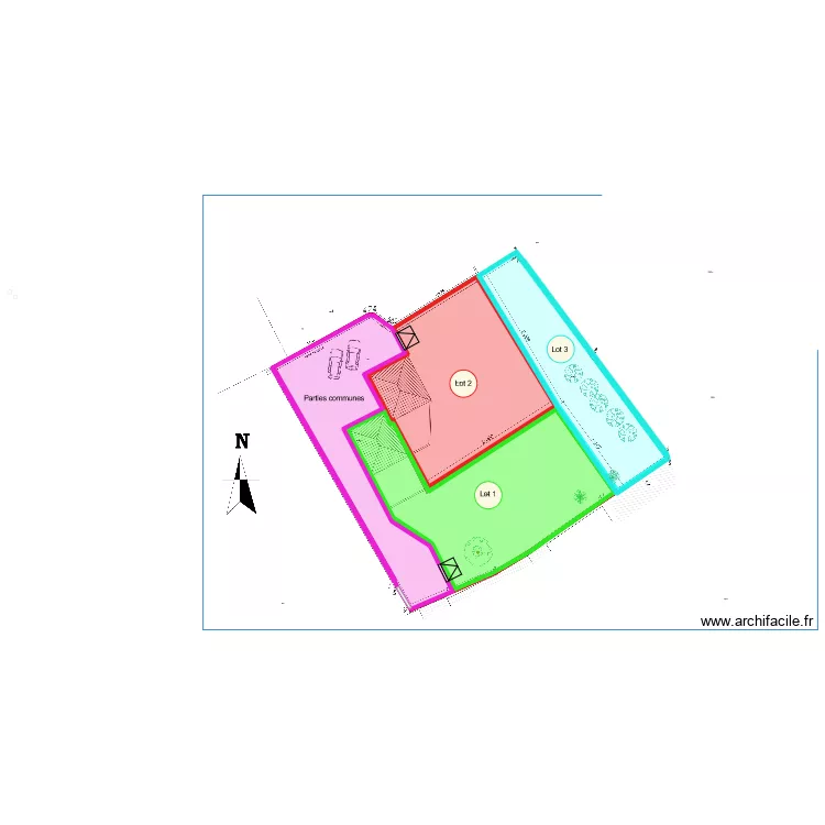 LAUWAET. Plan de 
