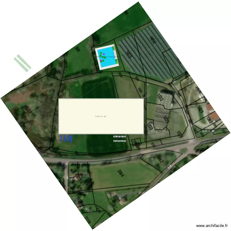 240301 - TAPIERO Terrain Rochechouart. Plan de 240301 - TAPIERO Terrain Rochechouart. Plan de