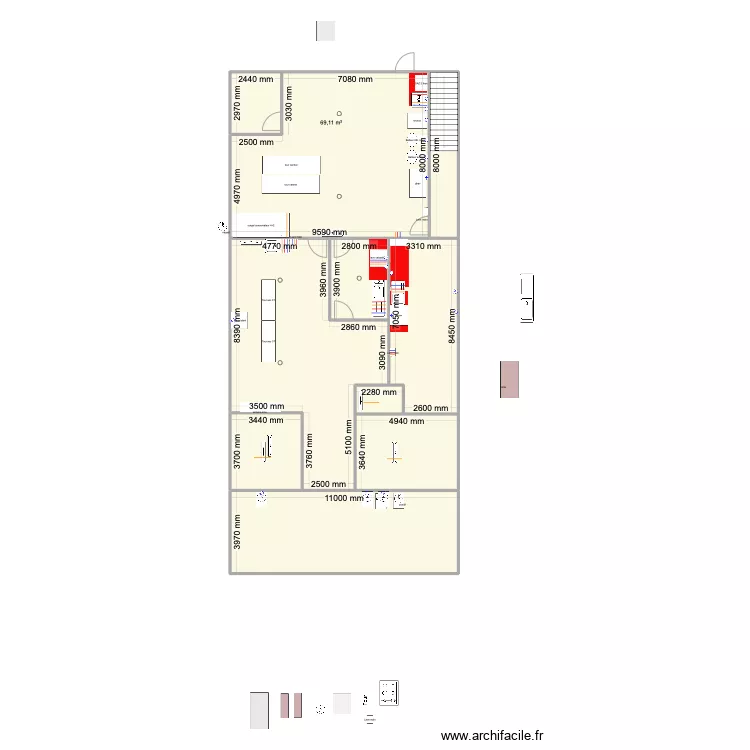 la menthe sauvage. Plan de 