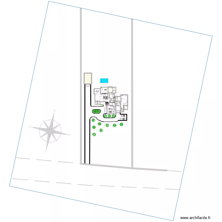 VERSION ROSE. Plan de 