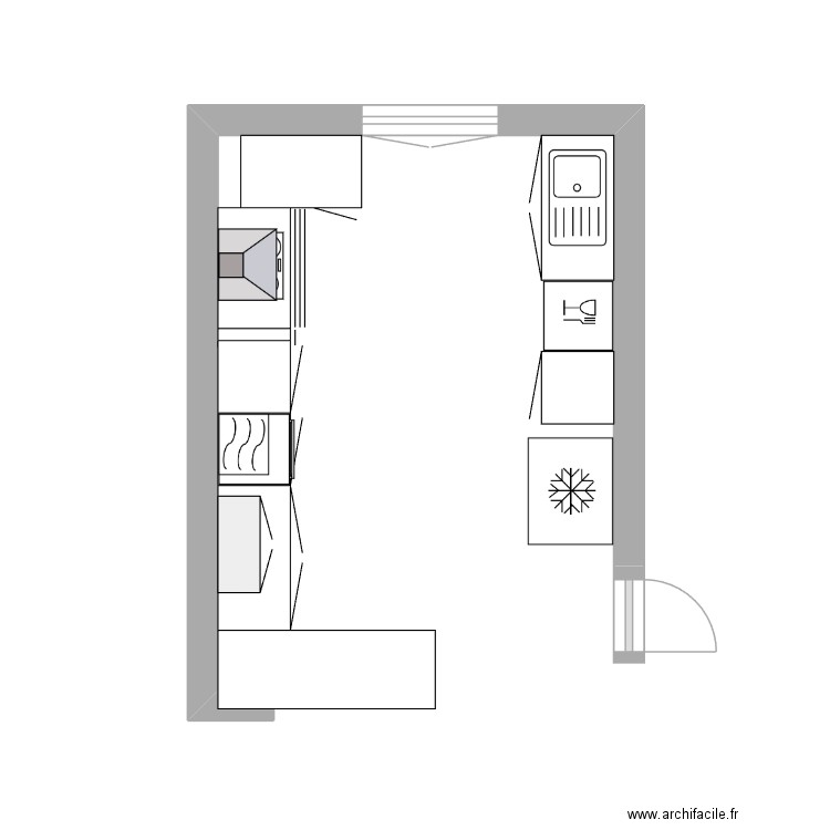 cuisine. Plan de 0 pièce et 0 m2