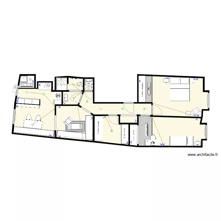 FRESCA v8 elec. Plan de 14  et 67 m²