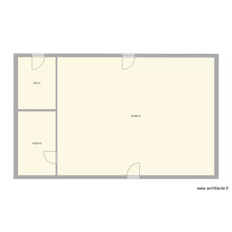 maison luxeuil. Plan de 3  et 94 m²