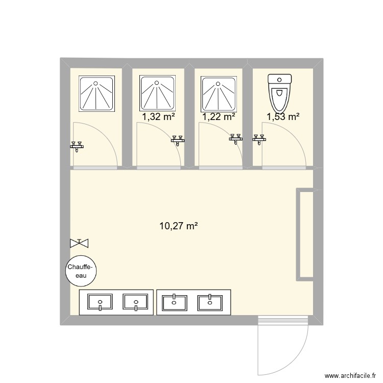 rak. Plan de 0 pièce et 0 m2