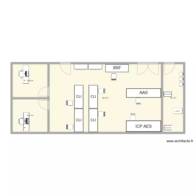 LABO ANALYSE (CONVERSION). Plan de 
