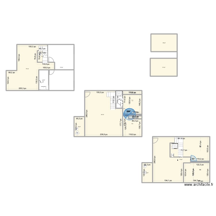 2e Ave sous sol 4. Plan de 10 pièces et 239 m2