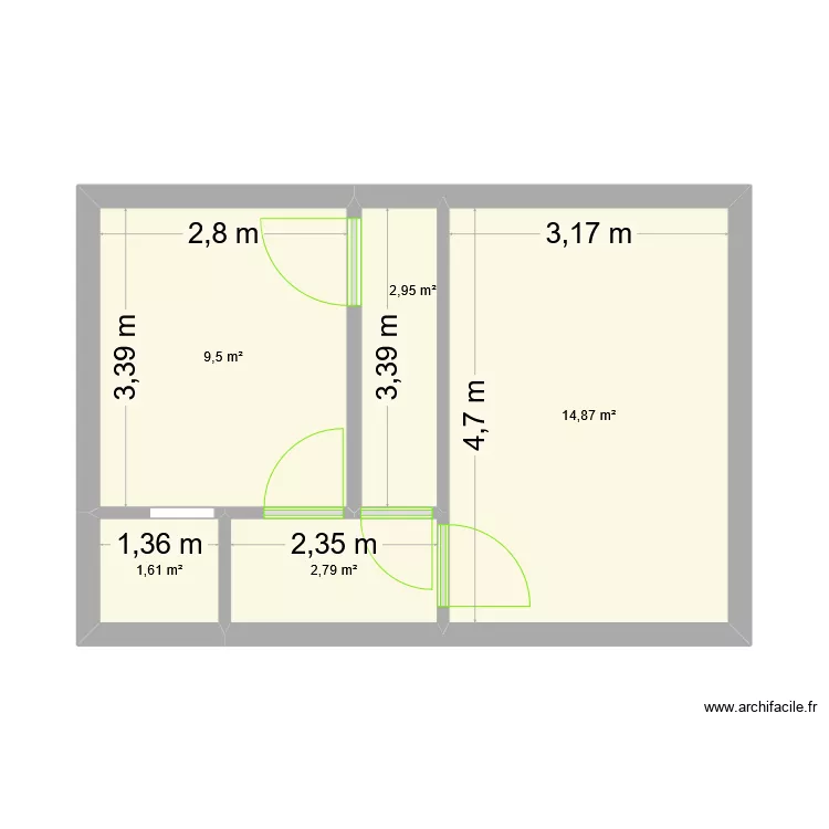 RDC CRESSAY. Plan de 