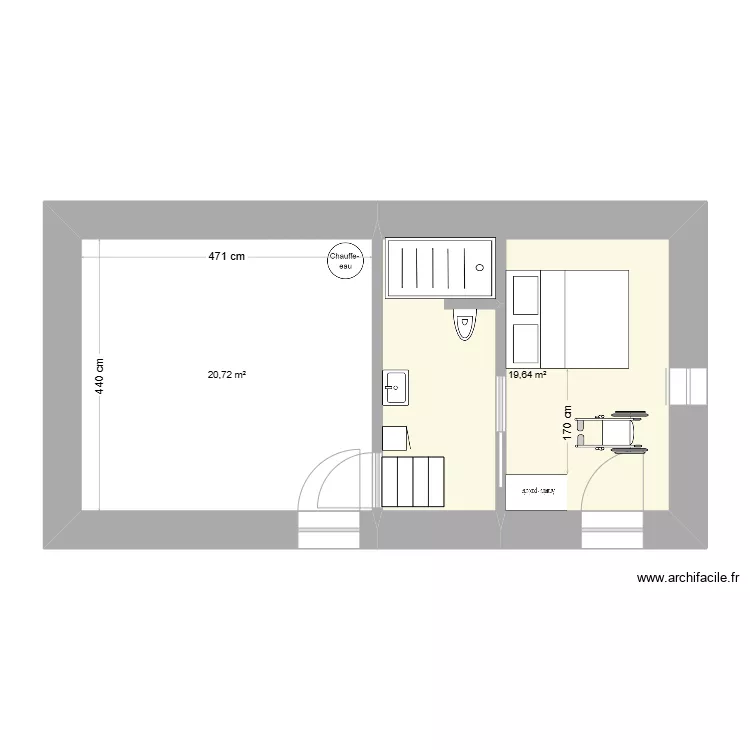 GR MAISON HAUT - V2. Plan de 