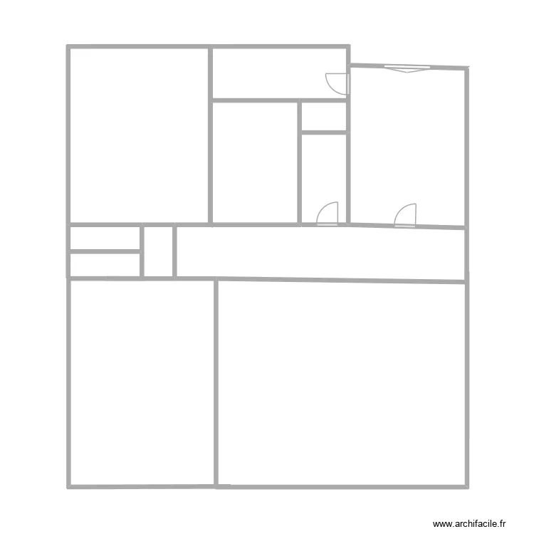 Vannes 118. Plan de 6  et 42 m²