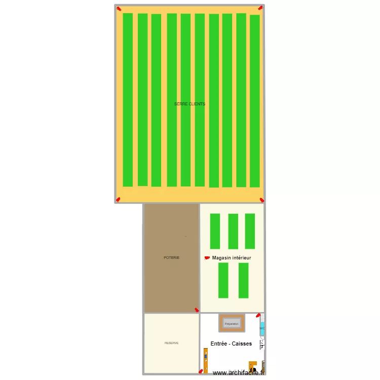 JARDINERIE SALUSSOLIA. Plan de JARDINERIE SALUSSOLIA. Plan de