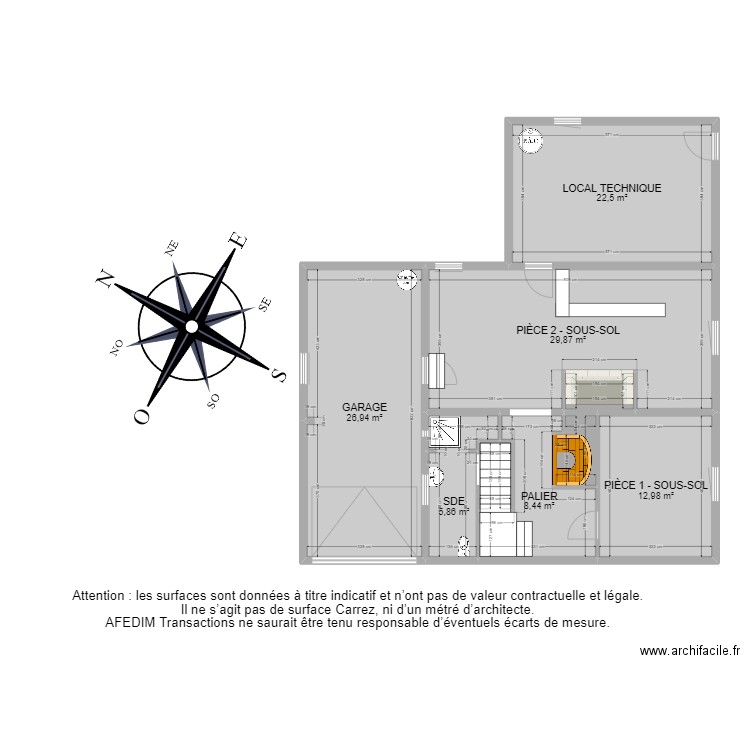 BI18217 -. Plan de 26 pièces et 351 m2