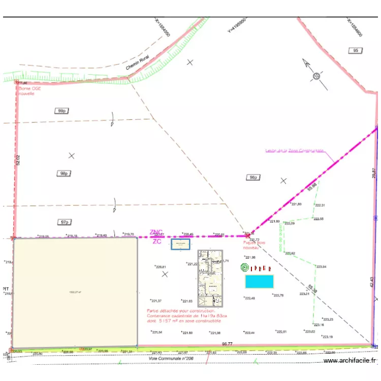 Plan V7 avec étage (toit Périgourdin). Plan de 0 pièce et 0 m2 Plan V7 avec étage (toit Périgourdin). Plan de 0 pièce et 0 m2