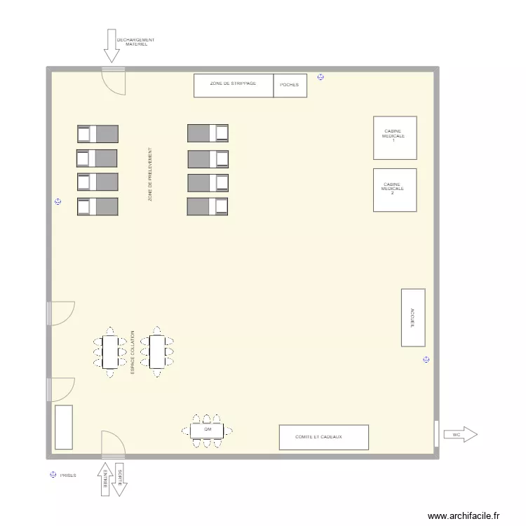 GERPINNES- Cercle St Michel. Plan de 