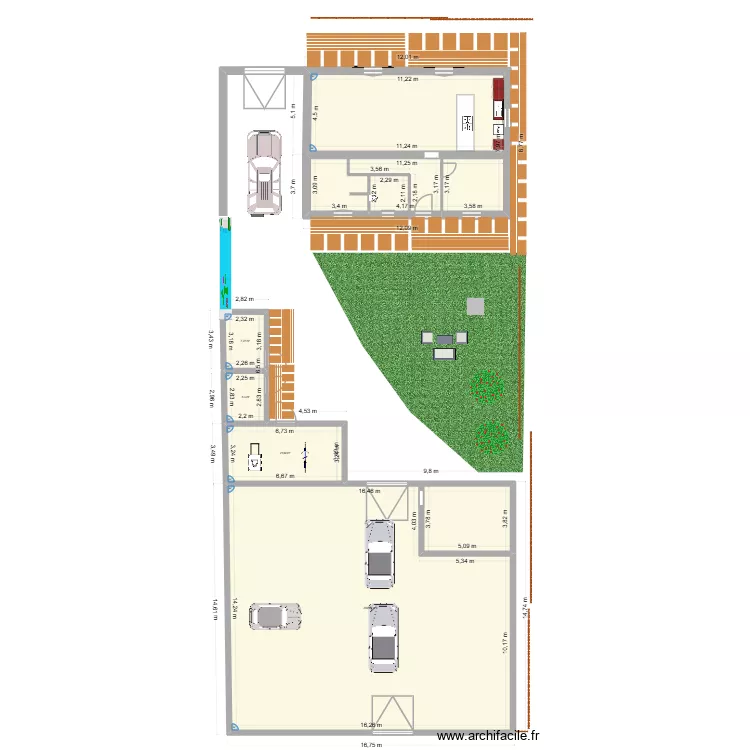 La Maison du Lac 2. Plan de La Maison du Lac 2. Plan de