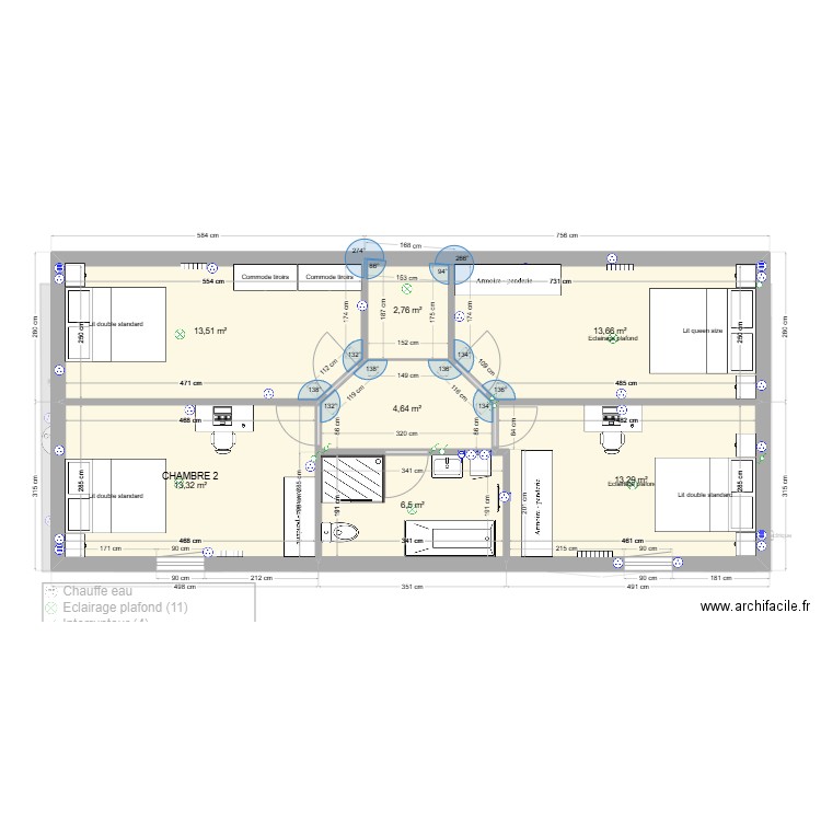 rdc maison principale v3. Plan de 0 pièce et 0 m2