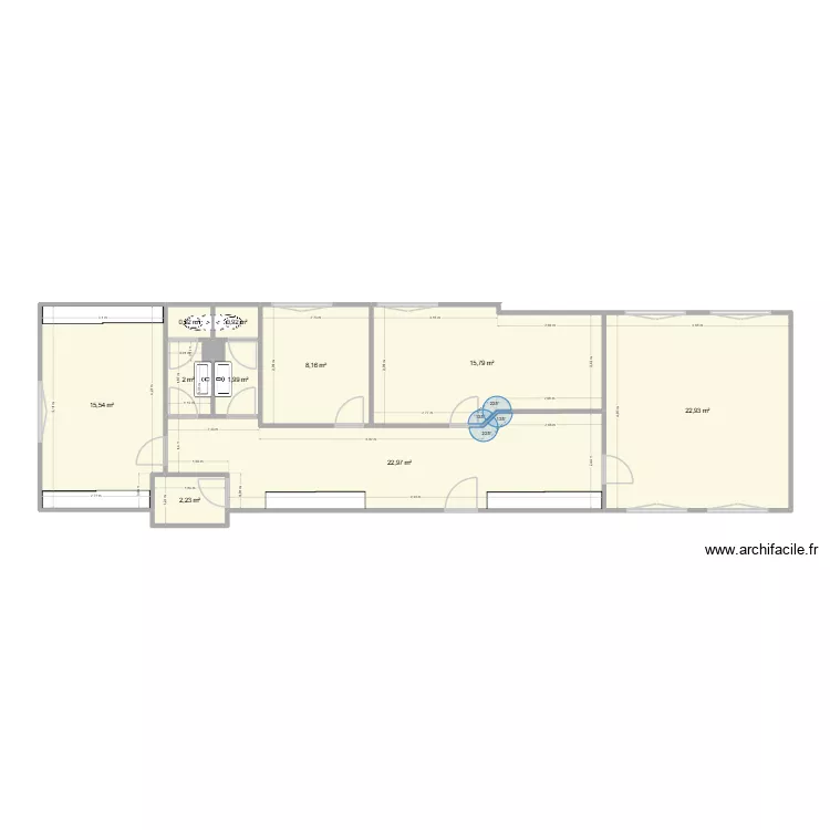 VOLTA - 114 - 02. Plan de 12  et 94 m²