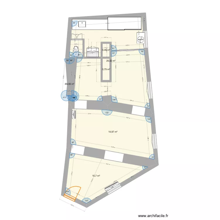 Plan boutique EZE. Plan de 0 pièce et 0 m2
