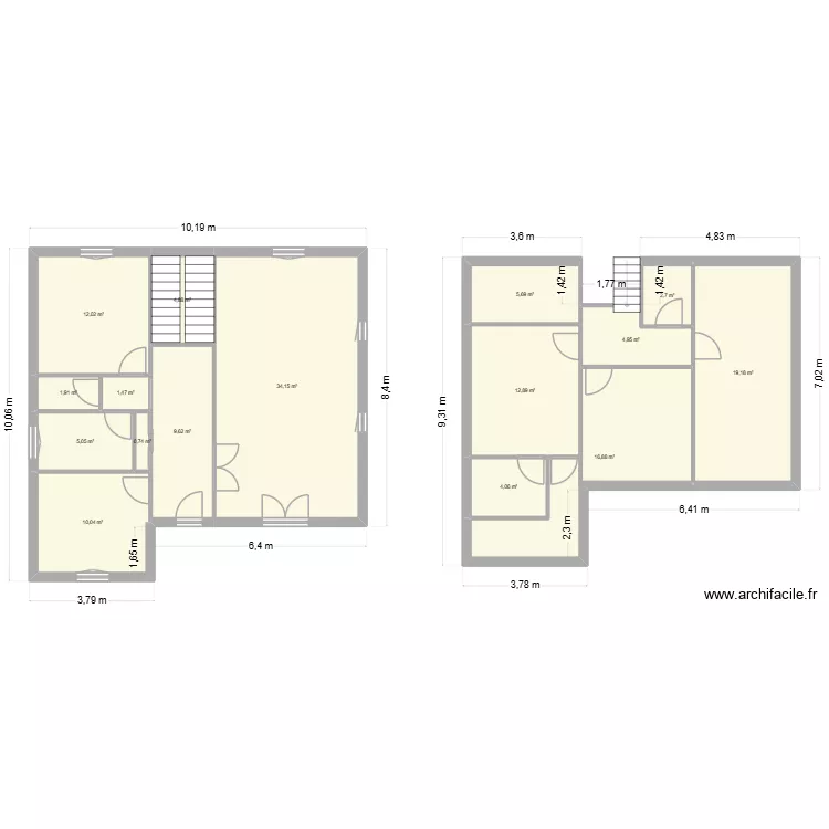 PAGET. Plan de 16 Pièces et 146 m² PAGET. Plan de 16 Pièces et 146 m²
