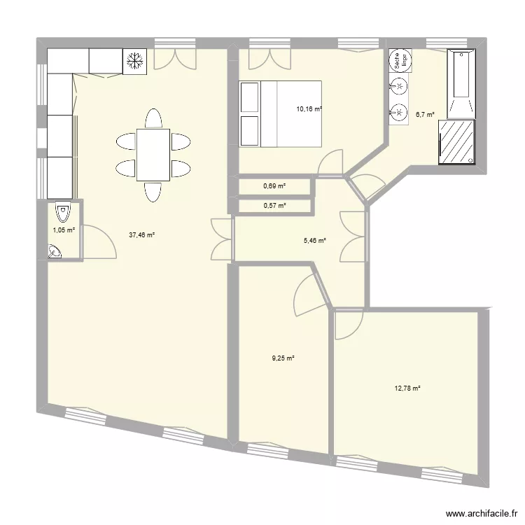 33 rj 1. Plan de 9 et 84 m² 33 rj 1. Plan de 9 et 84 m²