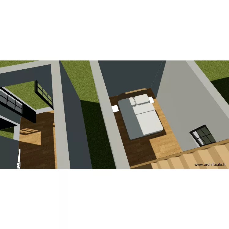 chambre flo. Plan de 2 Pièces et 22 m²