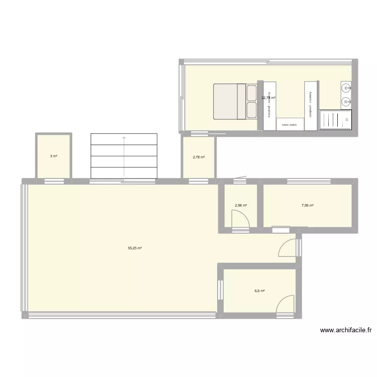 Rabastens. Plan de 7  et 101 m²