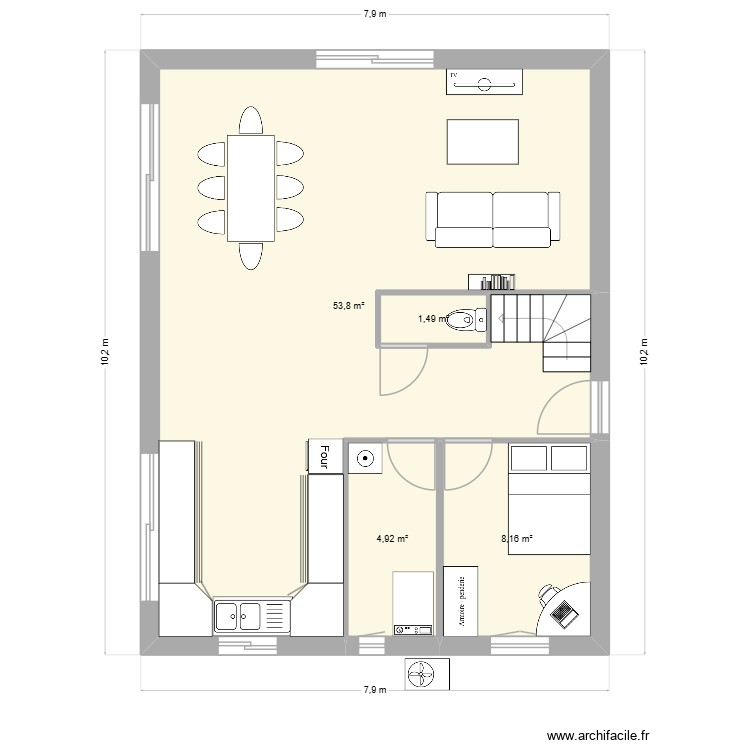 loic. Plan de 0 pièce et 0 m2