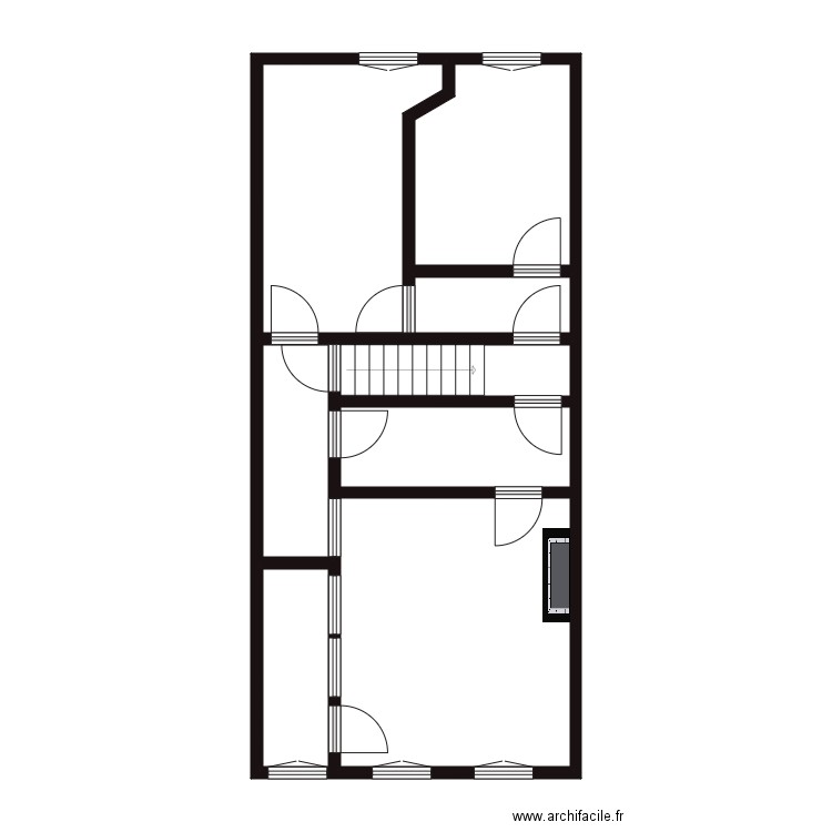 Souel ligny. Plan de 16 pièces et 114 m2