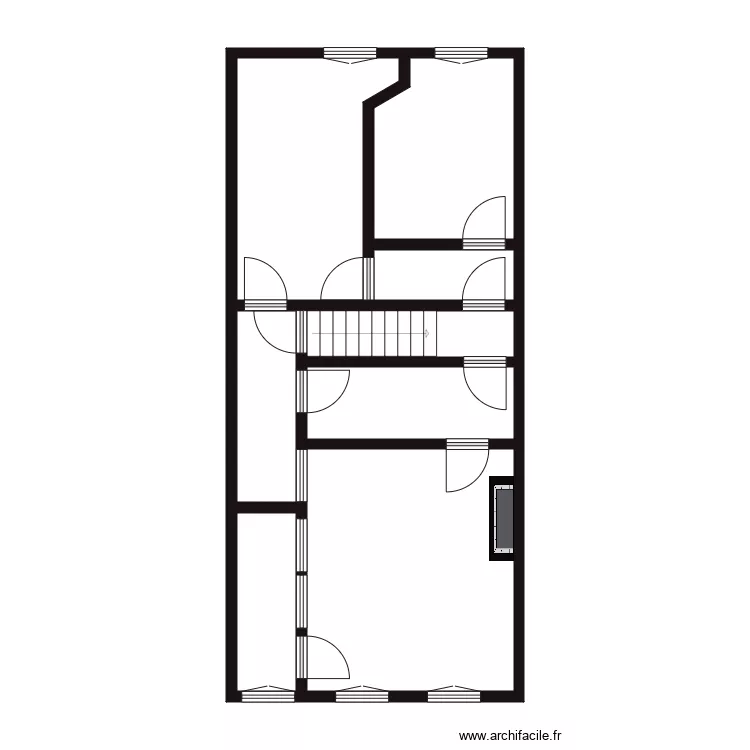 Souel ligny. Plan de 16 pièces et 114 m²