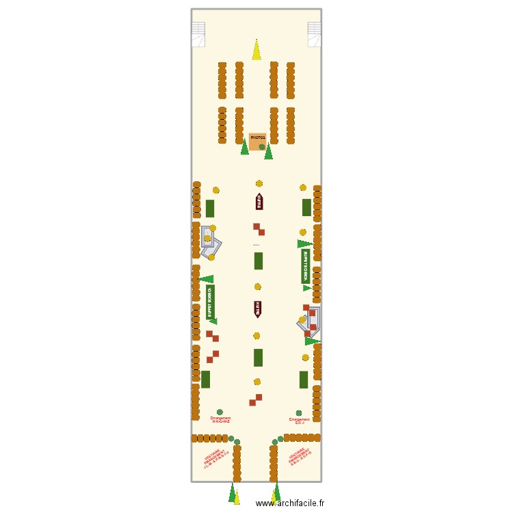 PLAN DE CIRUCULATION GD CHAI LAFITTE . Plan de 3 pièces et 810 m2