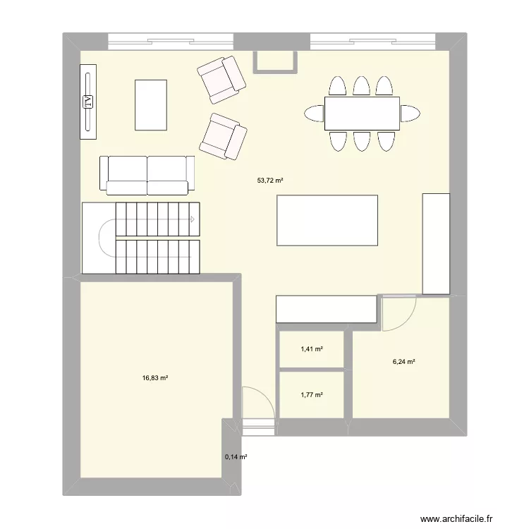 Nouvelle maison. Plan de 
