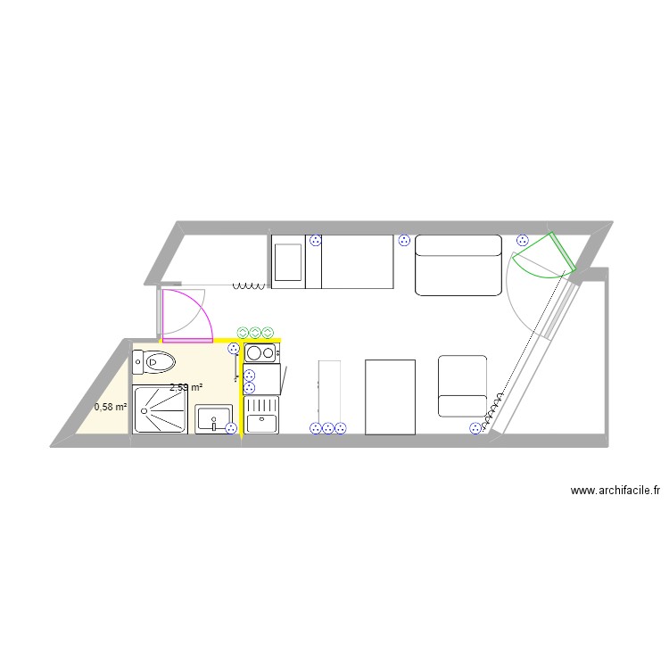 403. Plan de 0 pièce et 0 m2