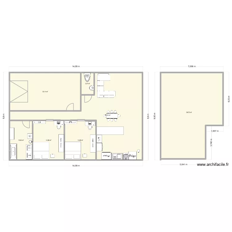 nouvelle version. Plan de 7 et 198 m² nouvelle version. Plan de 7 et 198 m²