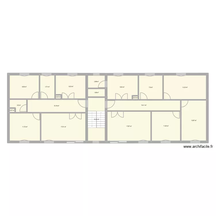 LICENCE ENR. Plan de 20  et 167 m²