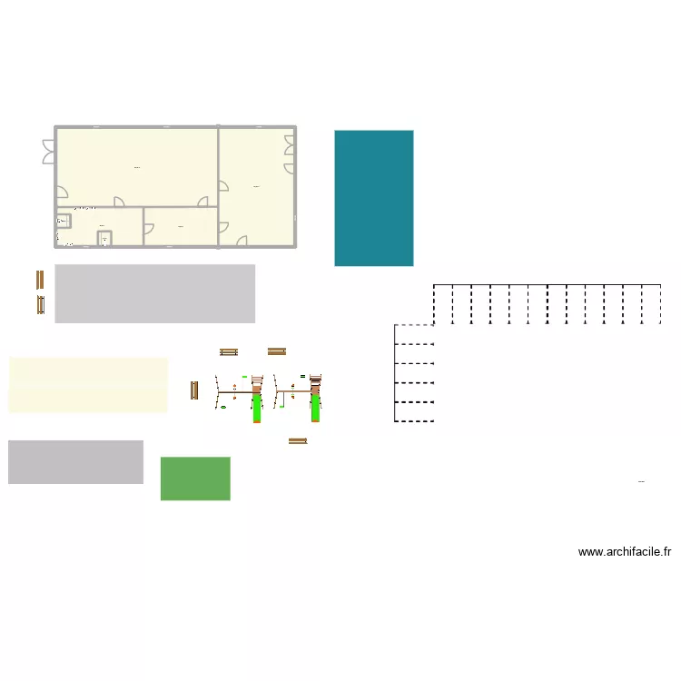 yunus eleve 2. Plan de 6  et 426 m²