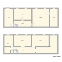 Plan maison &eacute;tage