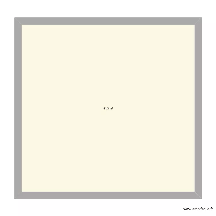 ETAGE 1. Plan de 1 et 91 m² ETAGE 1. Plan de 1 et 91 m²
