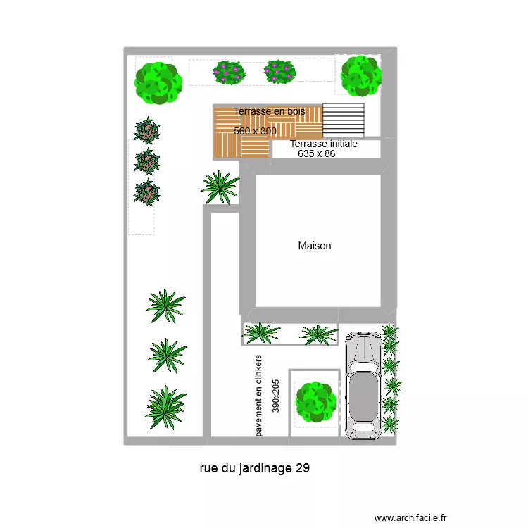 jardinage. Plan de 3 et 8 m² jardinage. Plan de 3 et 8 m²
