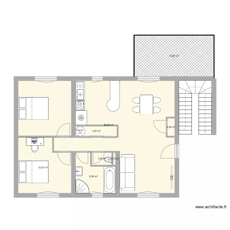nazareth. Plan de 8  et 78 m²